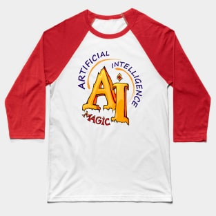 Magic artificial intelligence Baseball T-Shirt